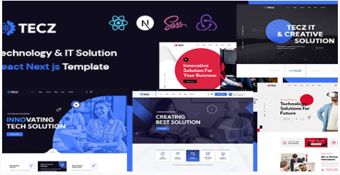 Tecz - IT Solutions React Next js Template