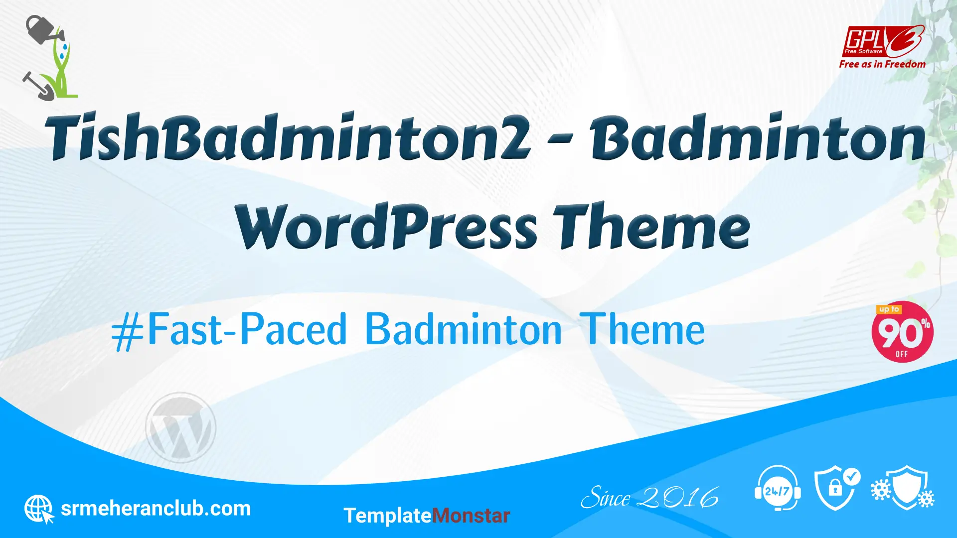 TishBadminton2 – Badminton WordPress Theme — Theme by Templatemonster
