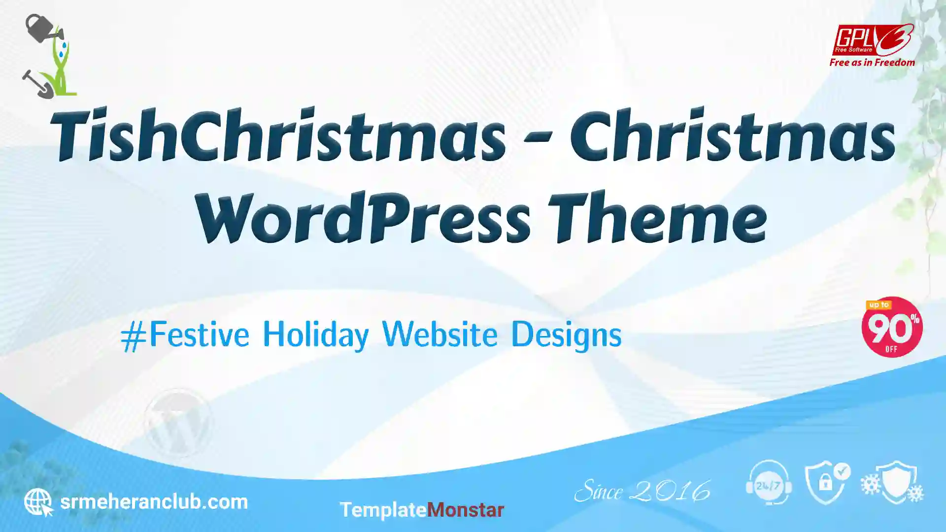 TishChristmas – Christmas WordPress Theme — Theme by Templatemonster