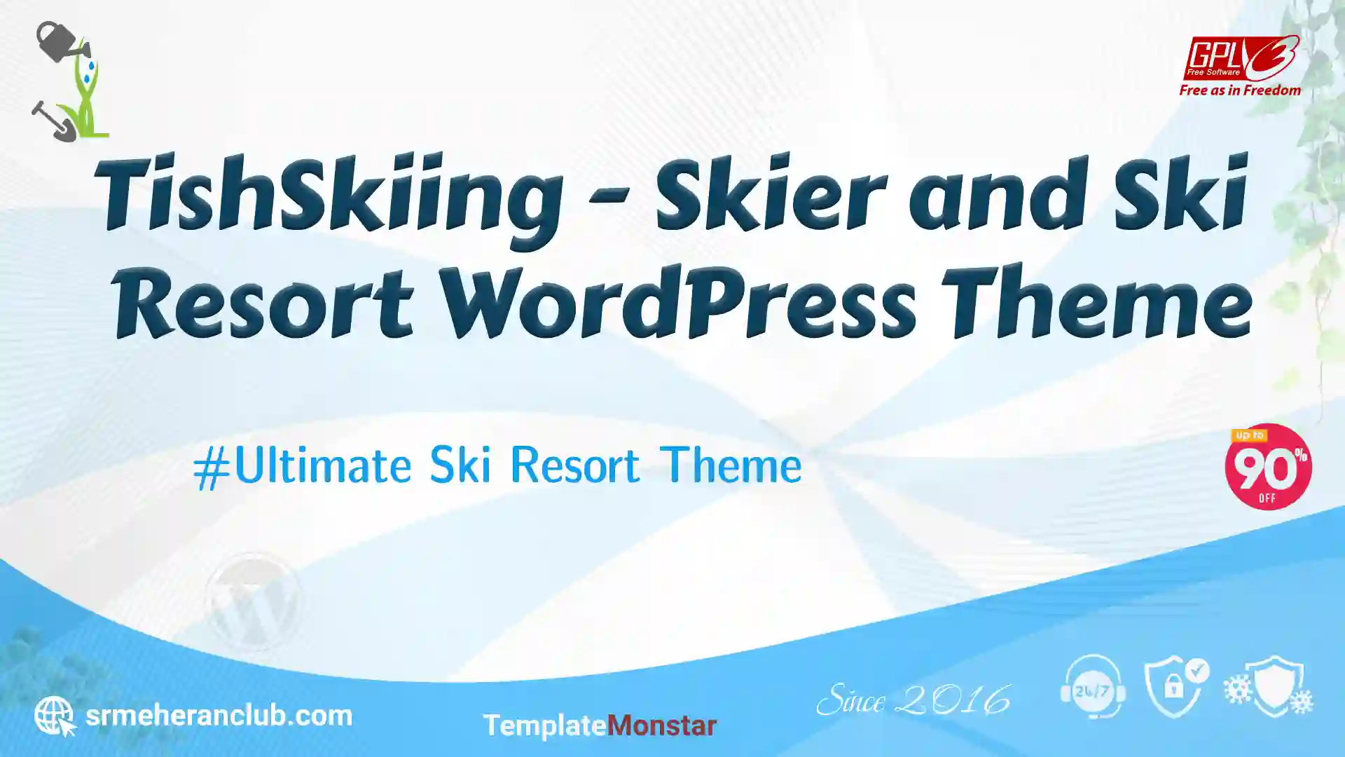 TishSkiing – Skier and Ski Resort WordPress Theme — Theme by Templatemonster