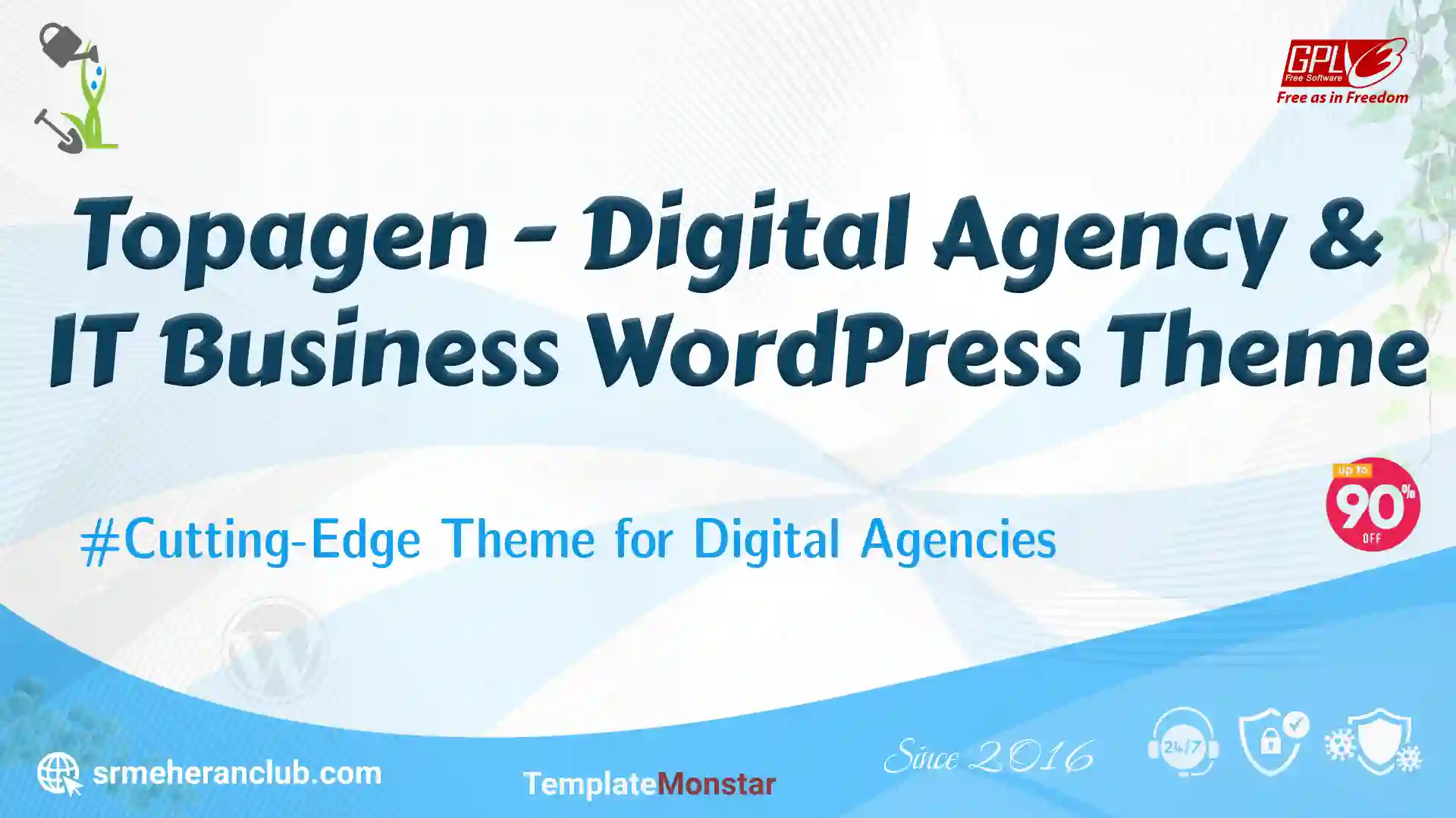 Topagen – Digital Agency & IT Business WordPress Theme — Theme by Templatemonster