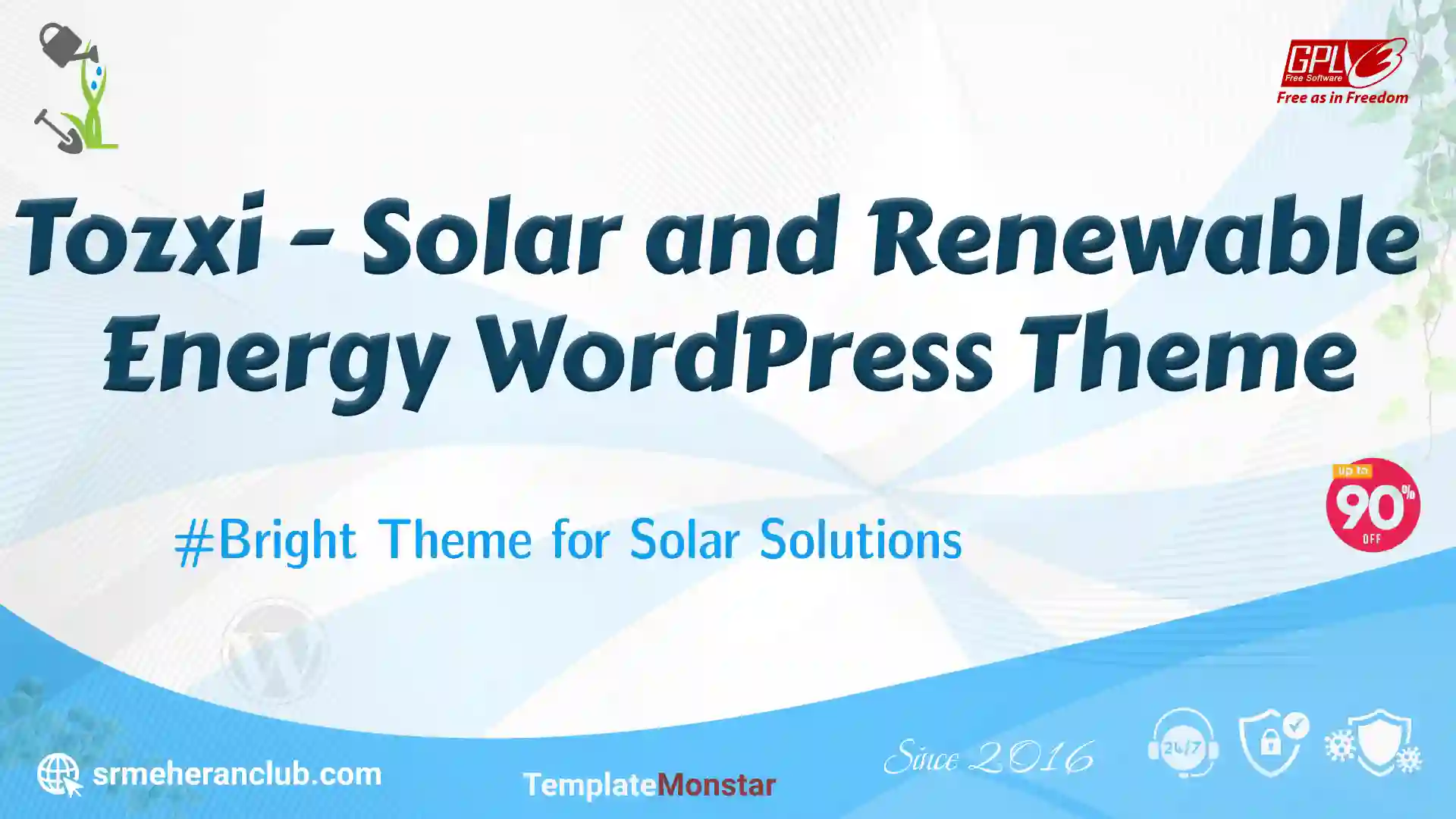 Tozxi – Solar and Renewable Energy WordPress Theme — Theme by Templatemonster