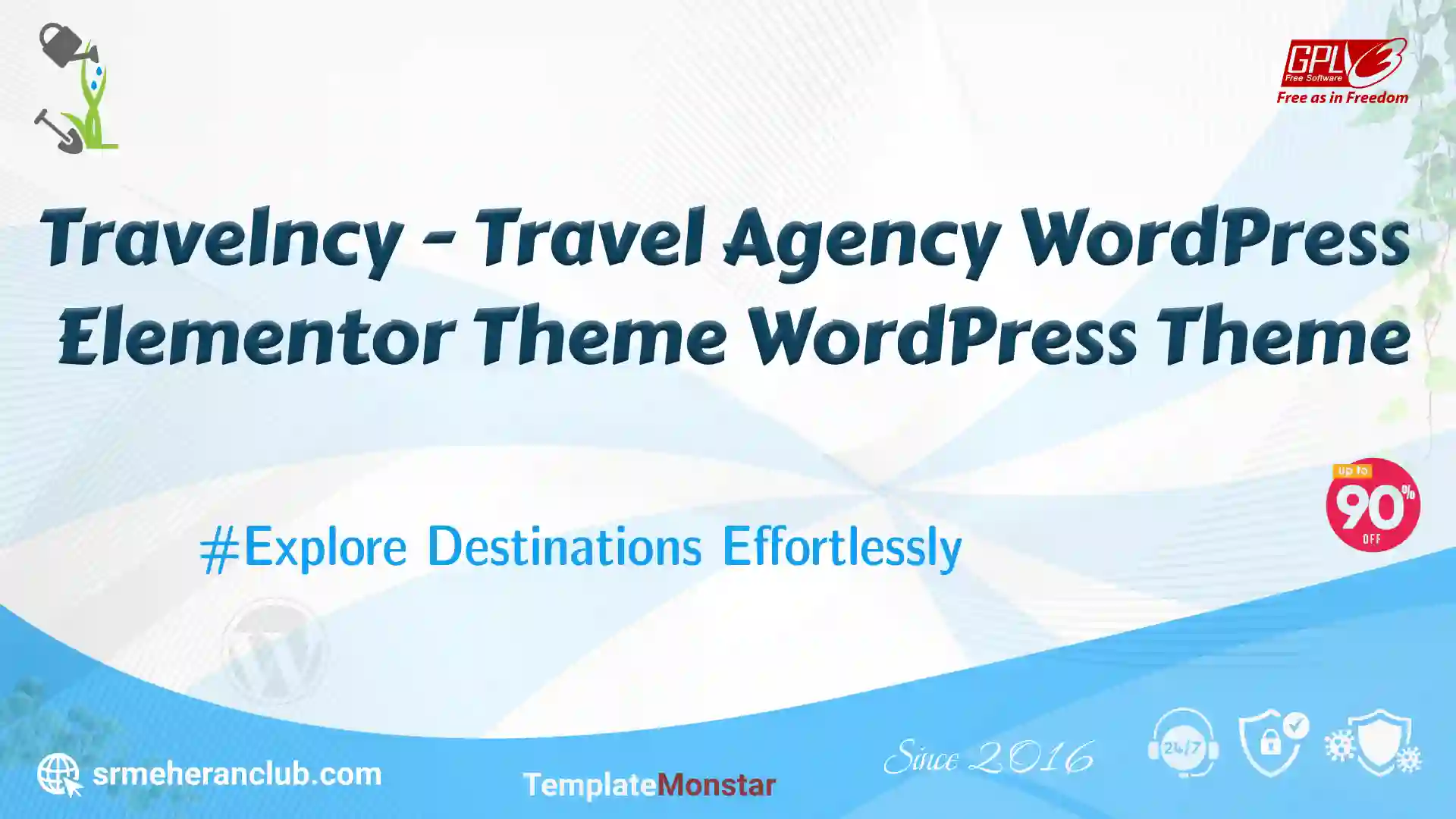 Travelncy – Travel Agency WordPress Elementor Theme WordPress Theme