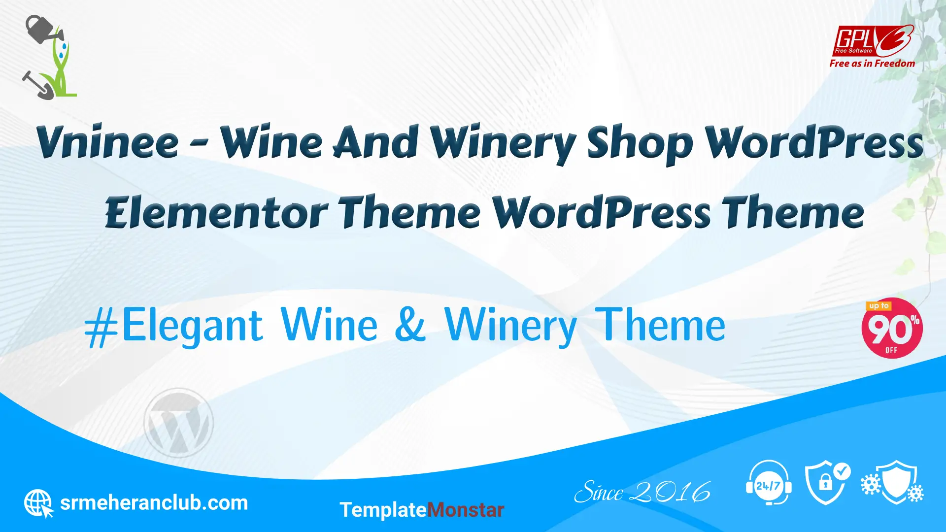 Vninee – Wine And Winery Shop WordPress Elementor Theme WordPress Theme