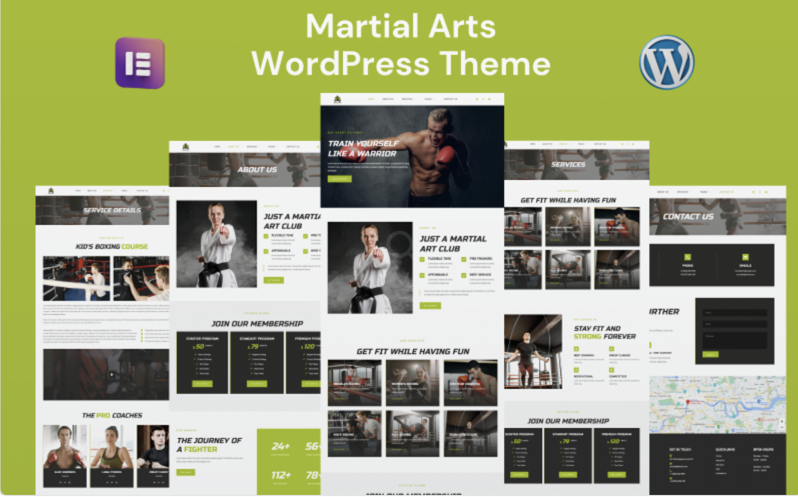 Martial Arts Elementor WordPress Theme