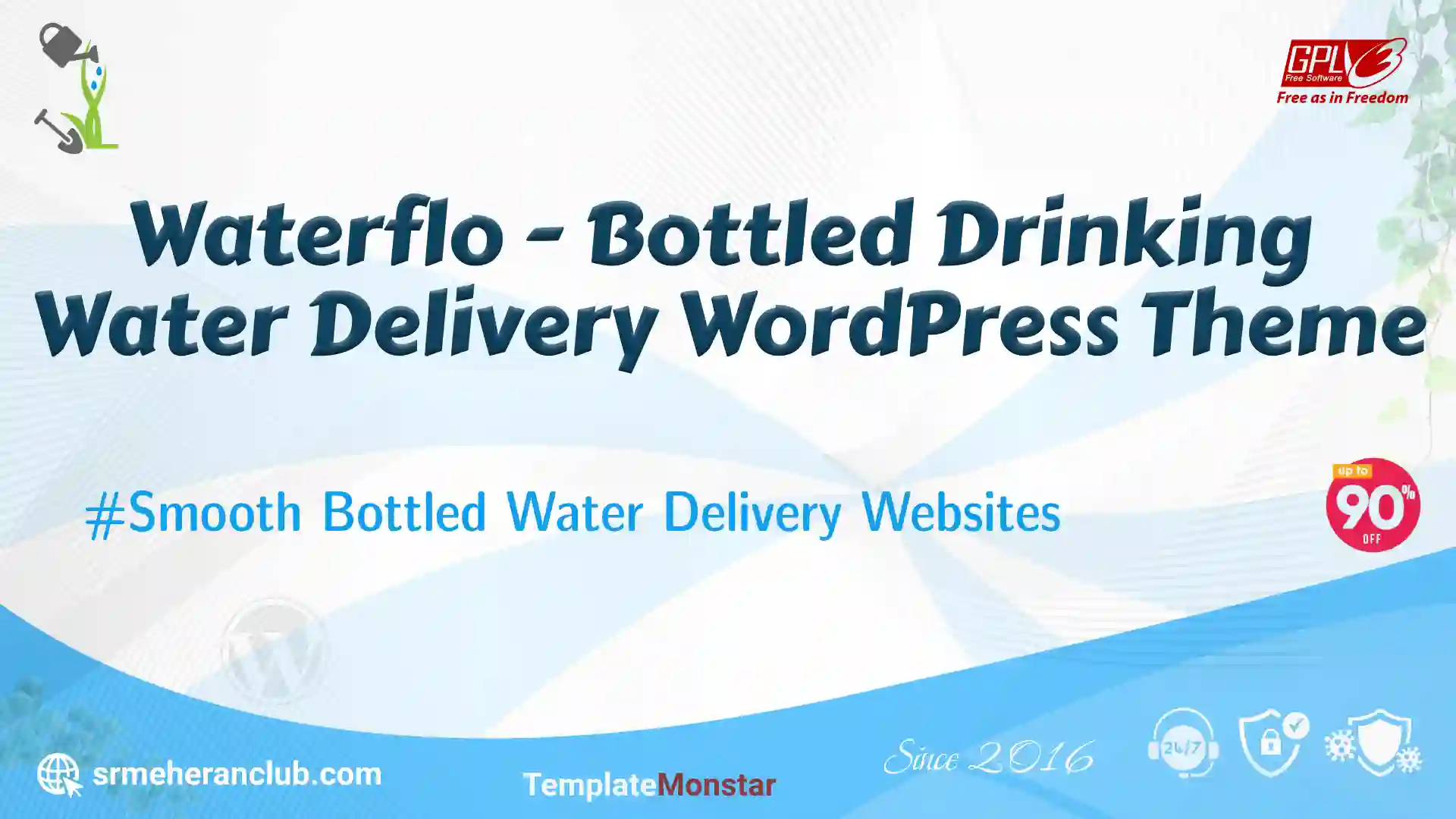Waterflo – Bottled Drinking Water Delivery WordPress Theme — Theme by Templatemonster