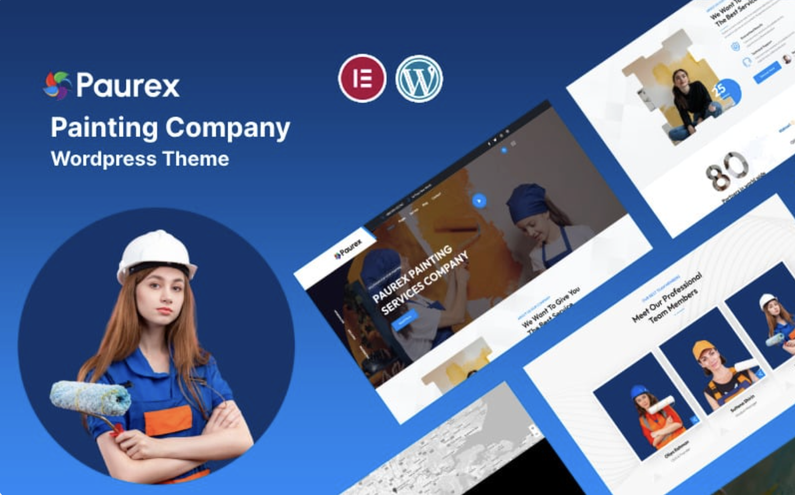 Paurex - Painting Company WordPress Theme