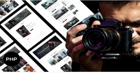 Zeo - Photography Portfolio & Blog PHP Template