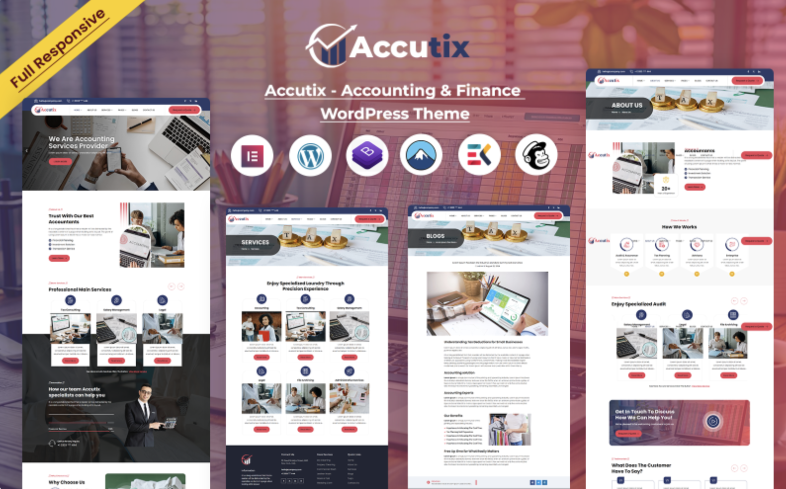 Accutix - Accounting & Finance WordPress Theme