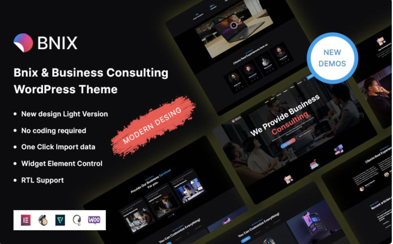 Bnix - Business Consulting WordPress Theme