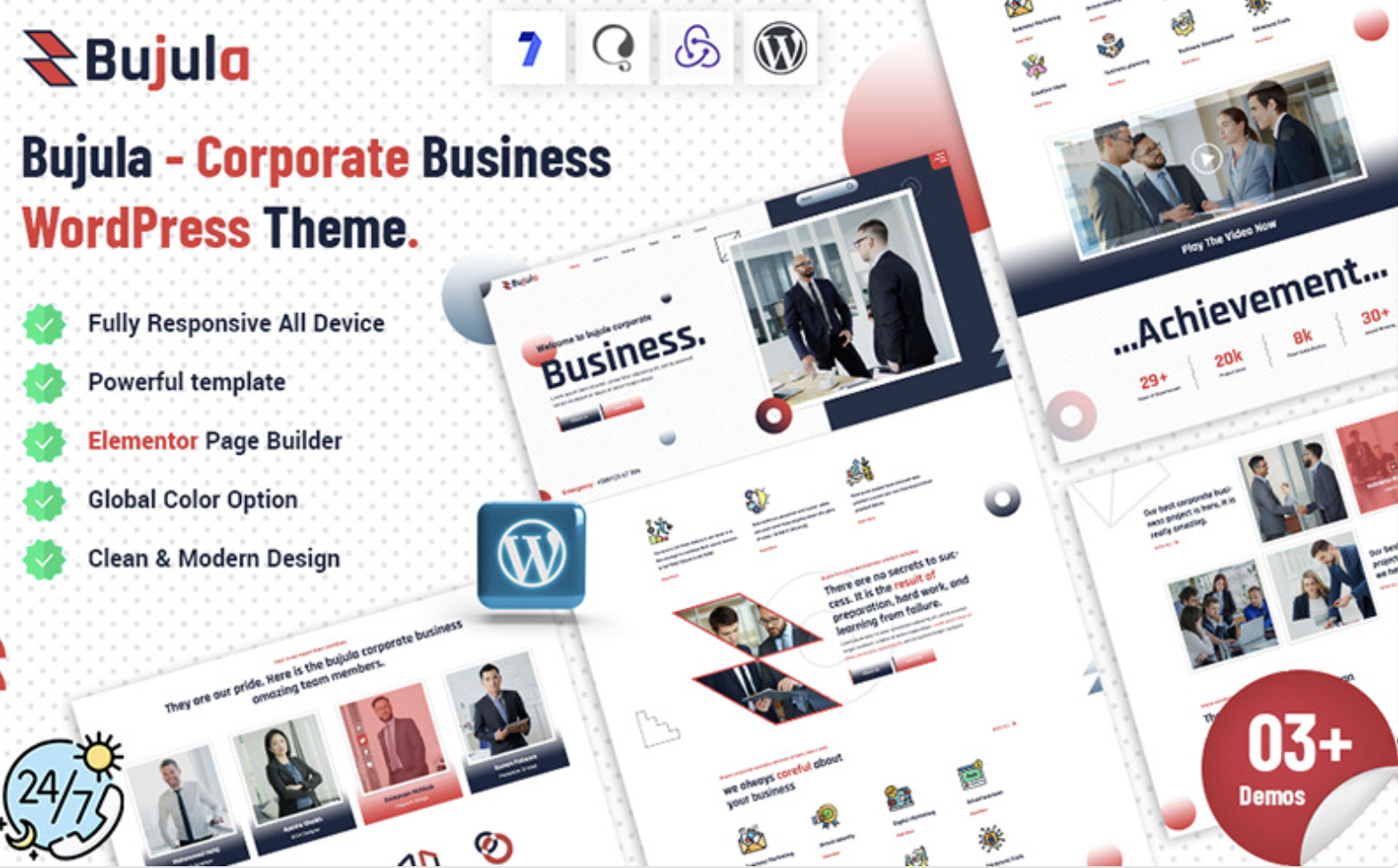 Bujula - Corporate Business WordPress Theme
