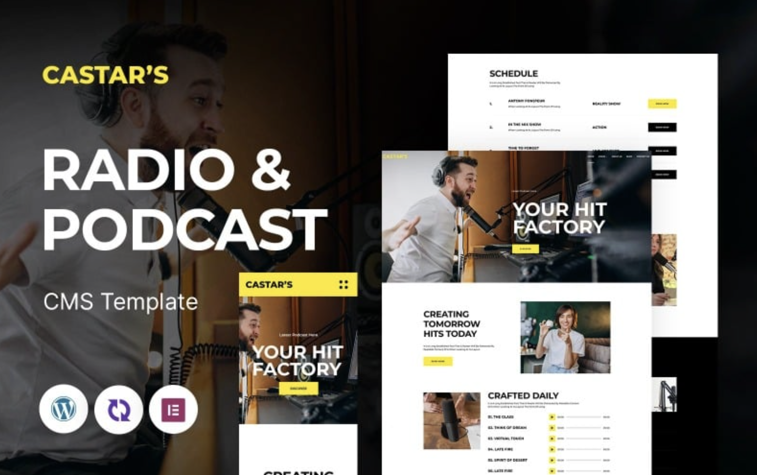 Castar’s - Radio And Prodcast Multipurpose Responsive WordPress Theme