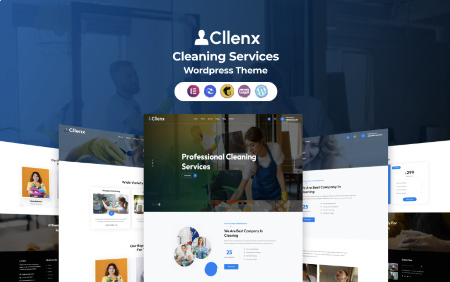 Cllenx - Cleaning Company WordPress Theme