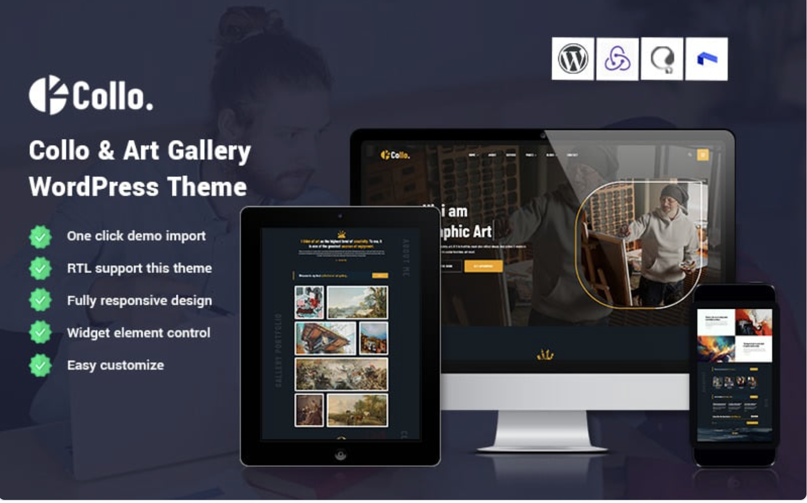 Collo - Art Gallery WordPress Theme