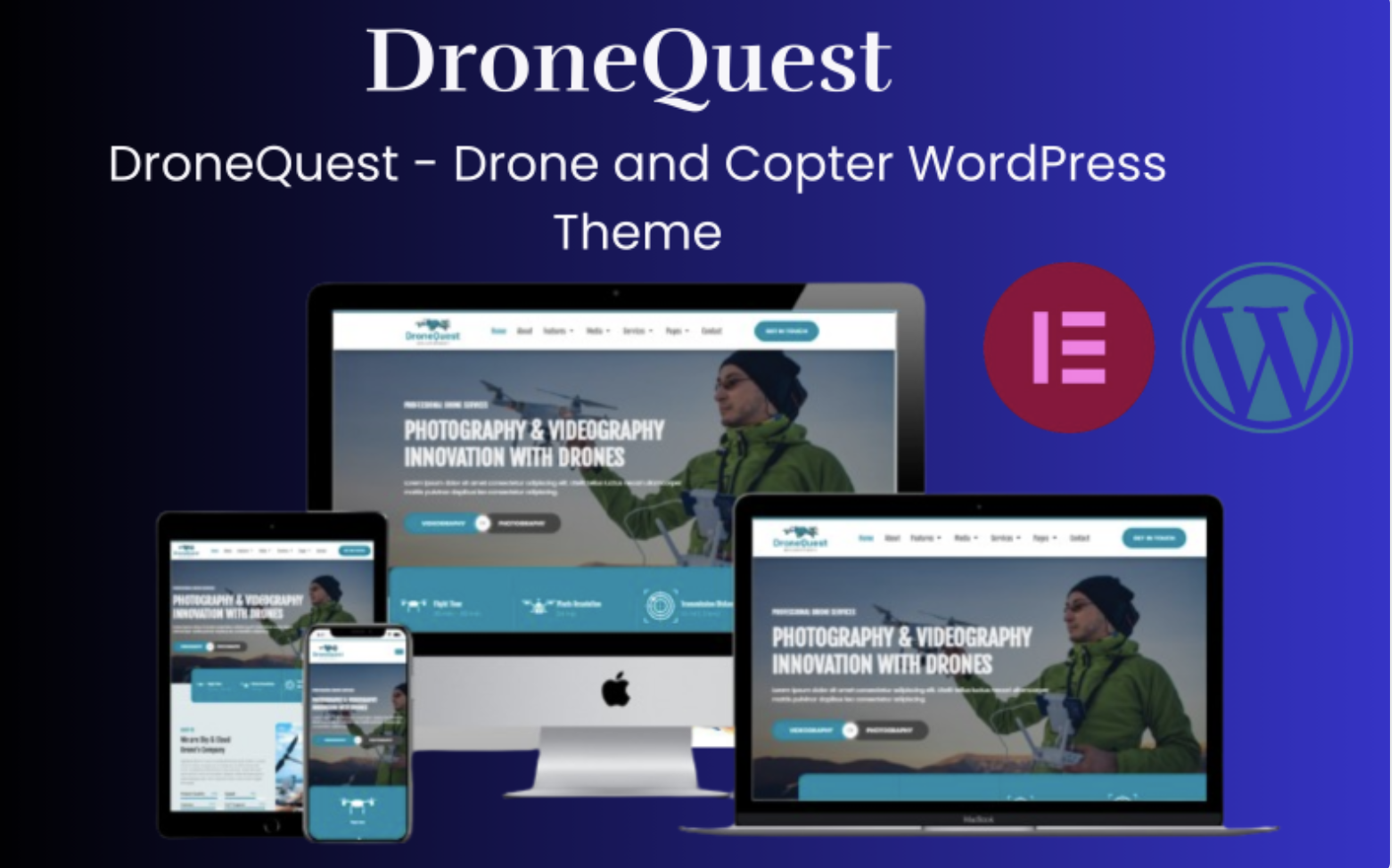 DroneQuest - Drone and Copter WordPress Theme