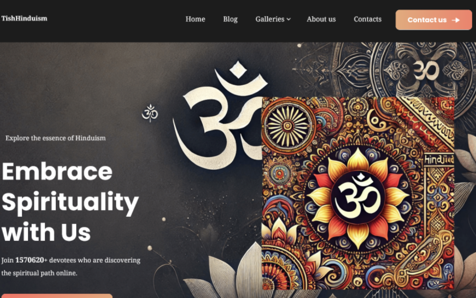 TishHinduism - Hinduism WordPress Theme