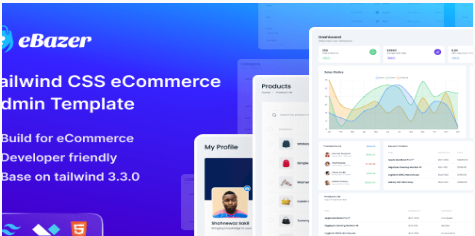 eBazer - Tailwind CSS eCommerce Admin Template