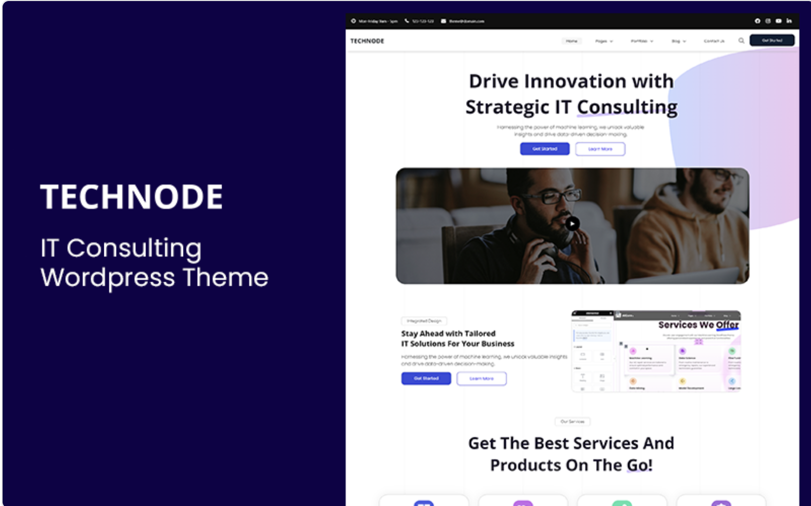 Technode - IT Solutions Wordpress Theme WordPress Theme