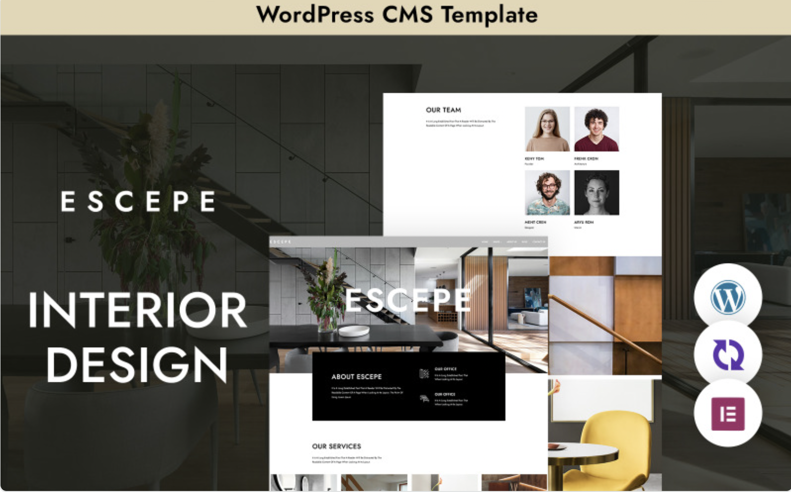 Escepe WordPress Theme for Interior Studios