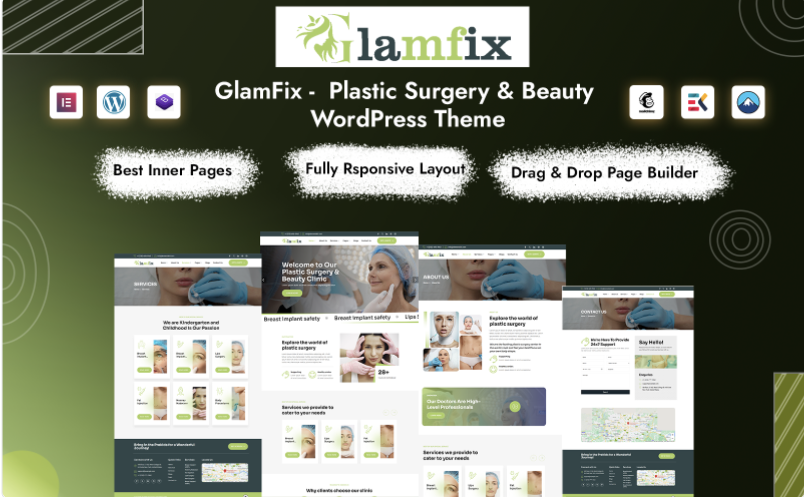 GlamFix - Plastic Surgery & Beauty WordPress Theme
