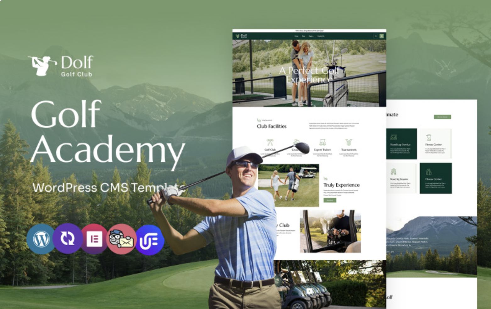Dolf - Golf Academy Multipurpose WordPress Elementor Theme WordPress Theme