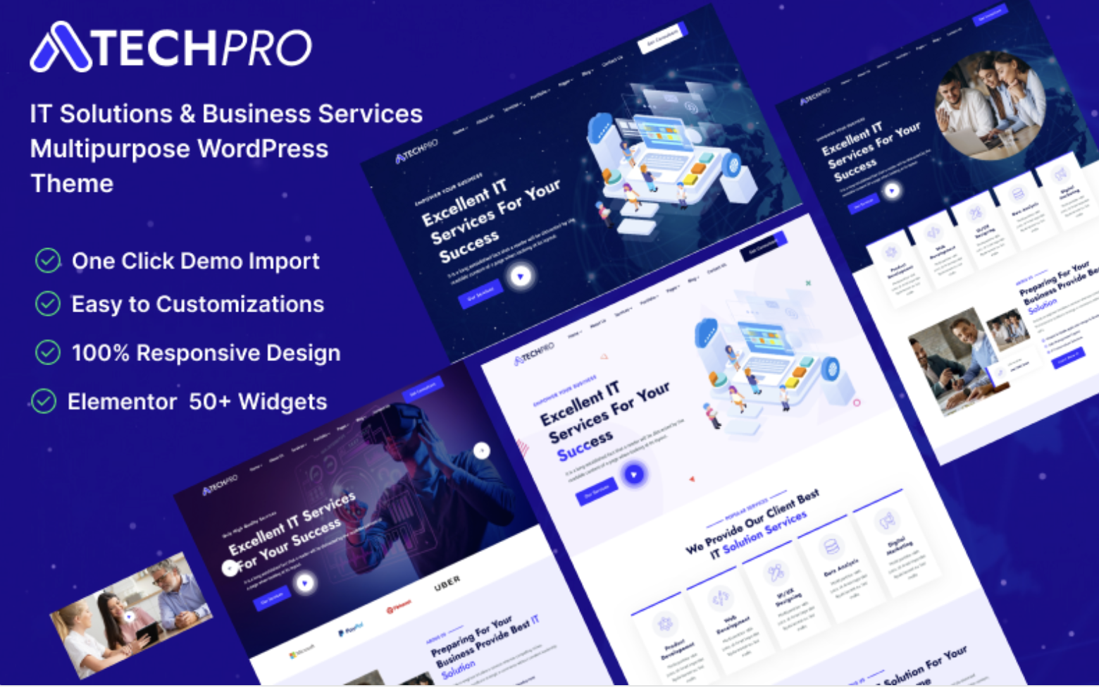 TechPro – IT Solutions & Business Services Multipurpose WordPress Theme
