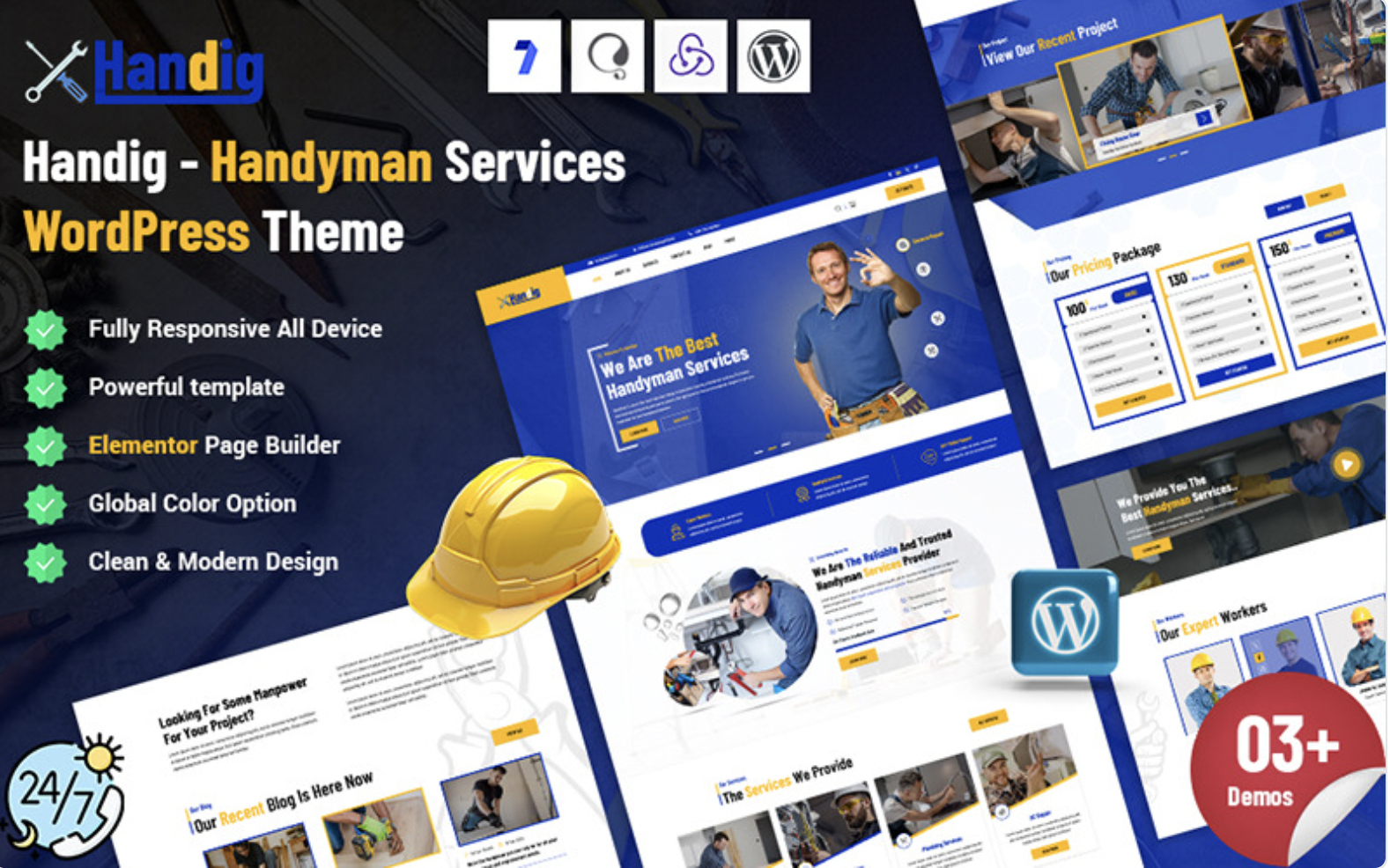 Handig - Handyman Services WordPress Theme