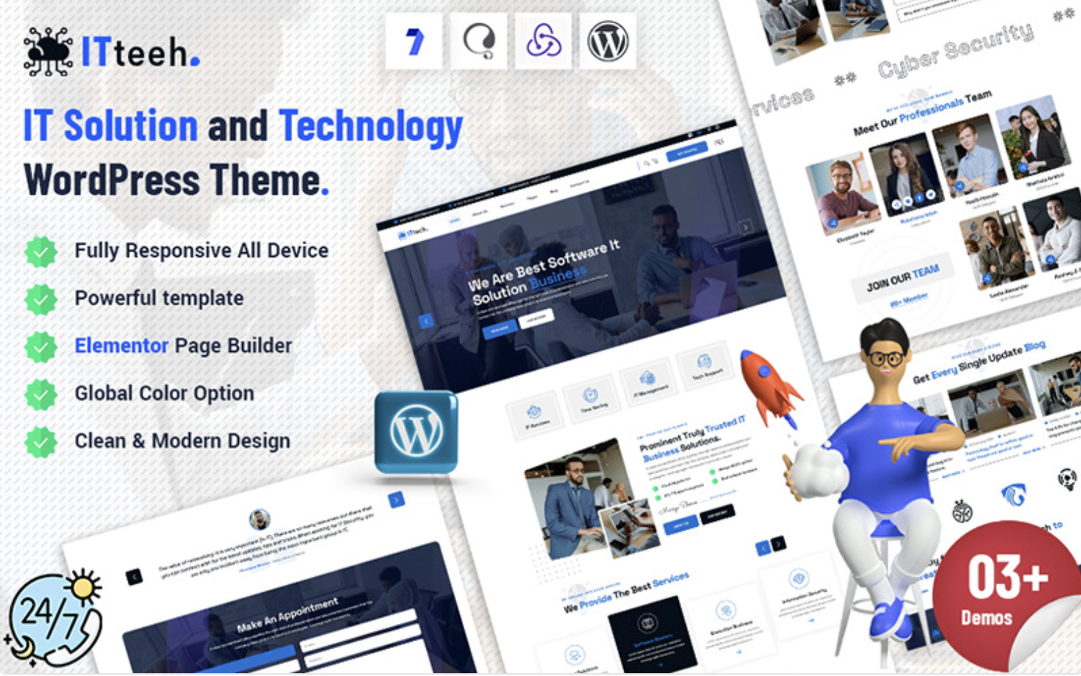 Itteeh - IT Solution and Technology WordPress Theme