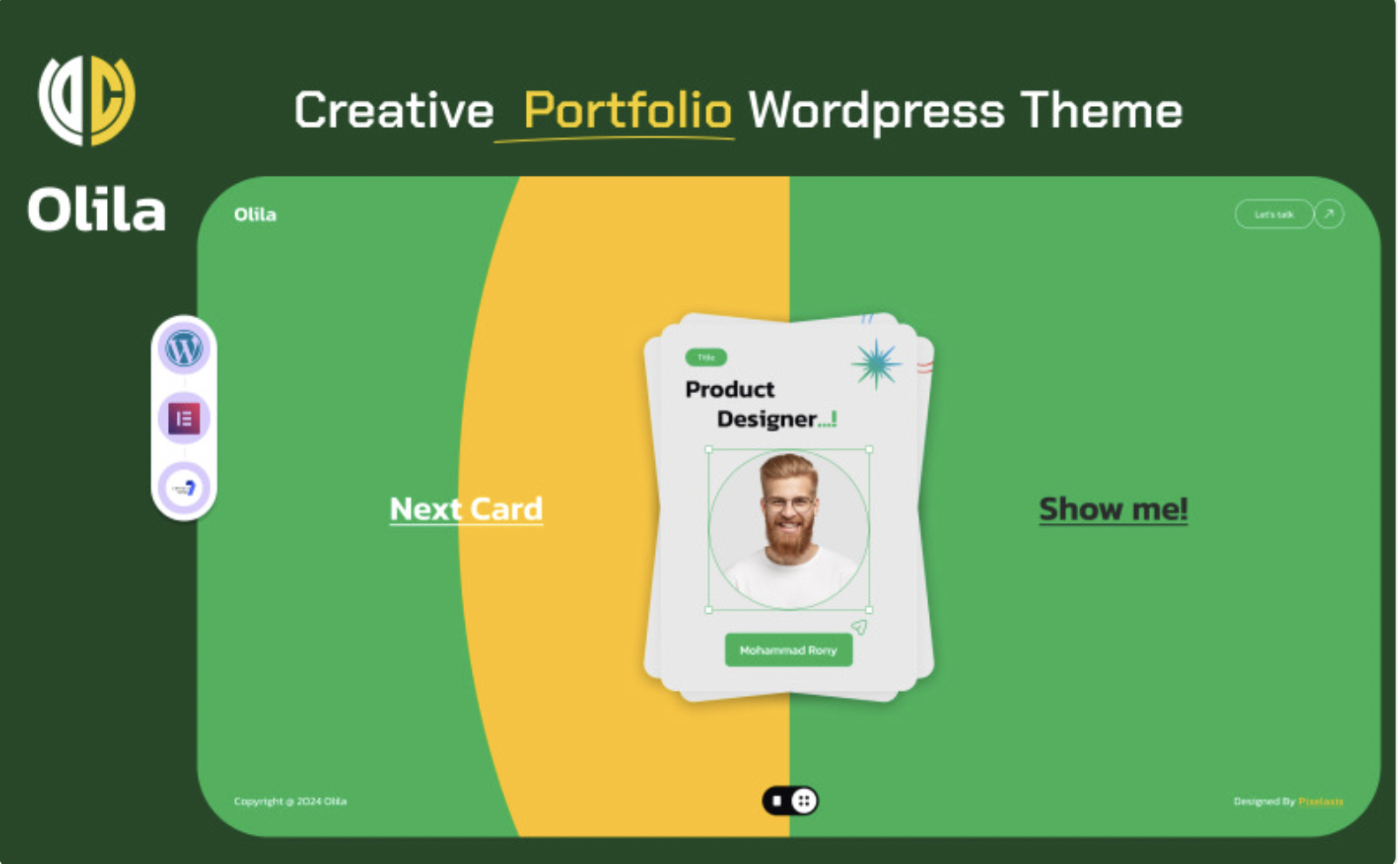 Olila – Creative personal Portfolio WordPress Theme