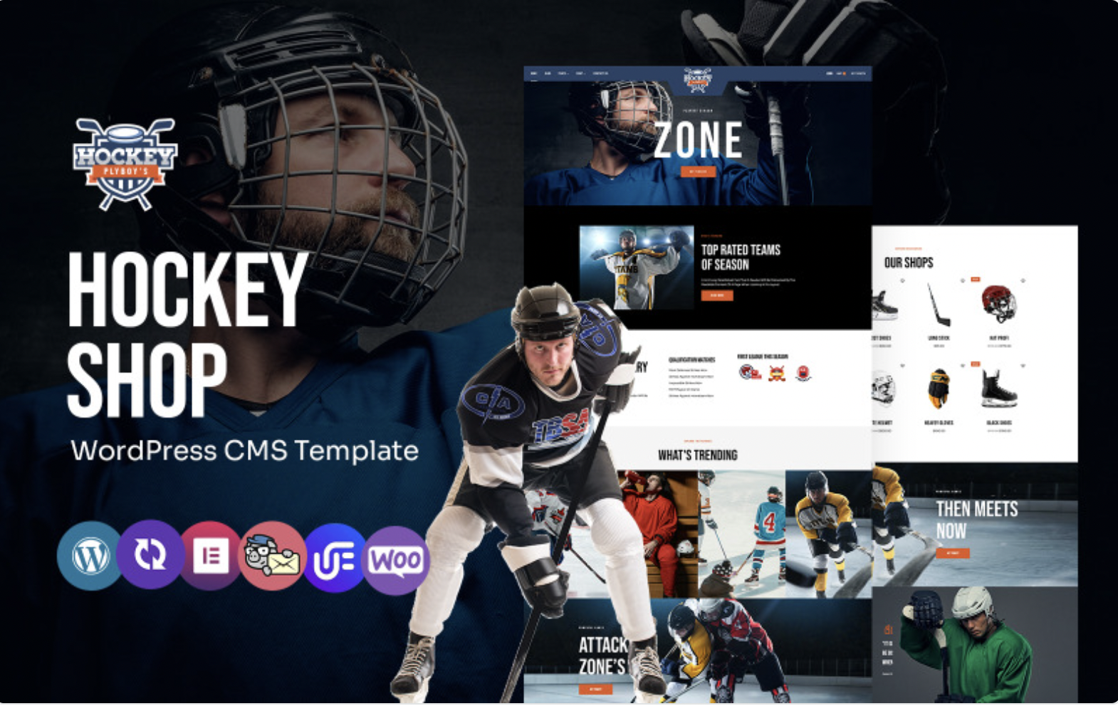 Plyboys- Hockey Clubs Multipurpose WordPress Elementor Theme WordPress Theme