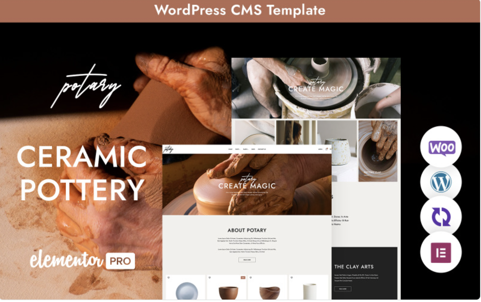 Potary - Ceramic And Pottery Multipurpose Responsive WordPress Theme