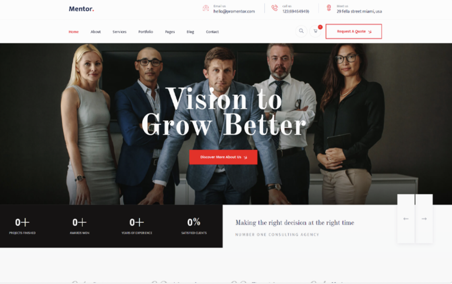 ProMentor - Consulting Business WordPress Theme
