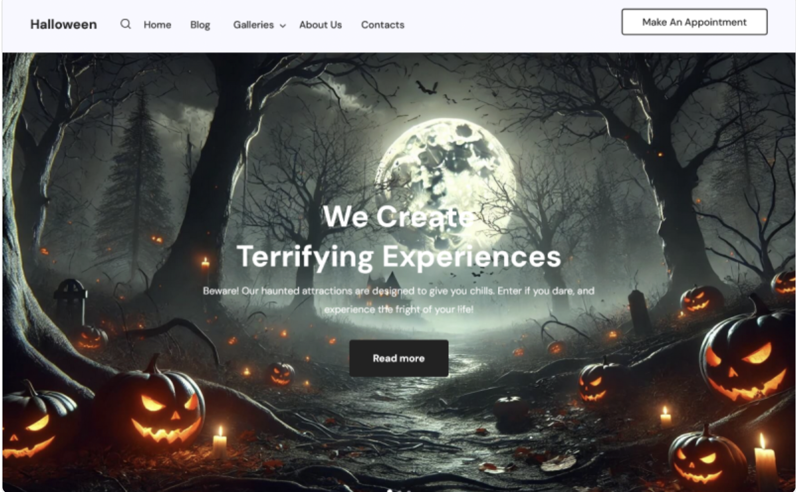 TishHalloween - Halloween WordPress Theme