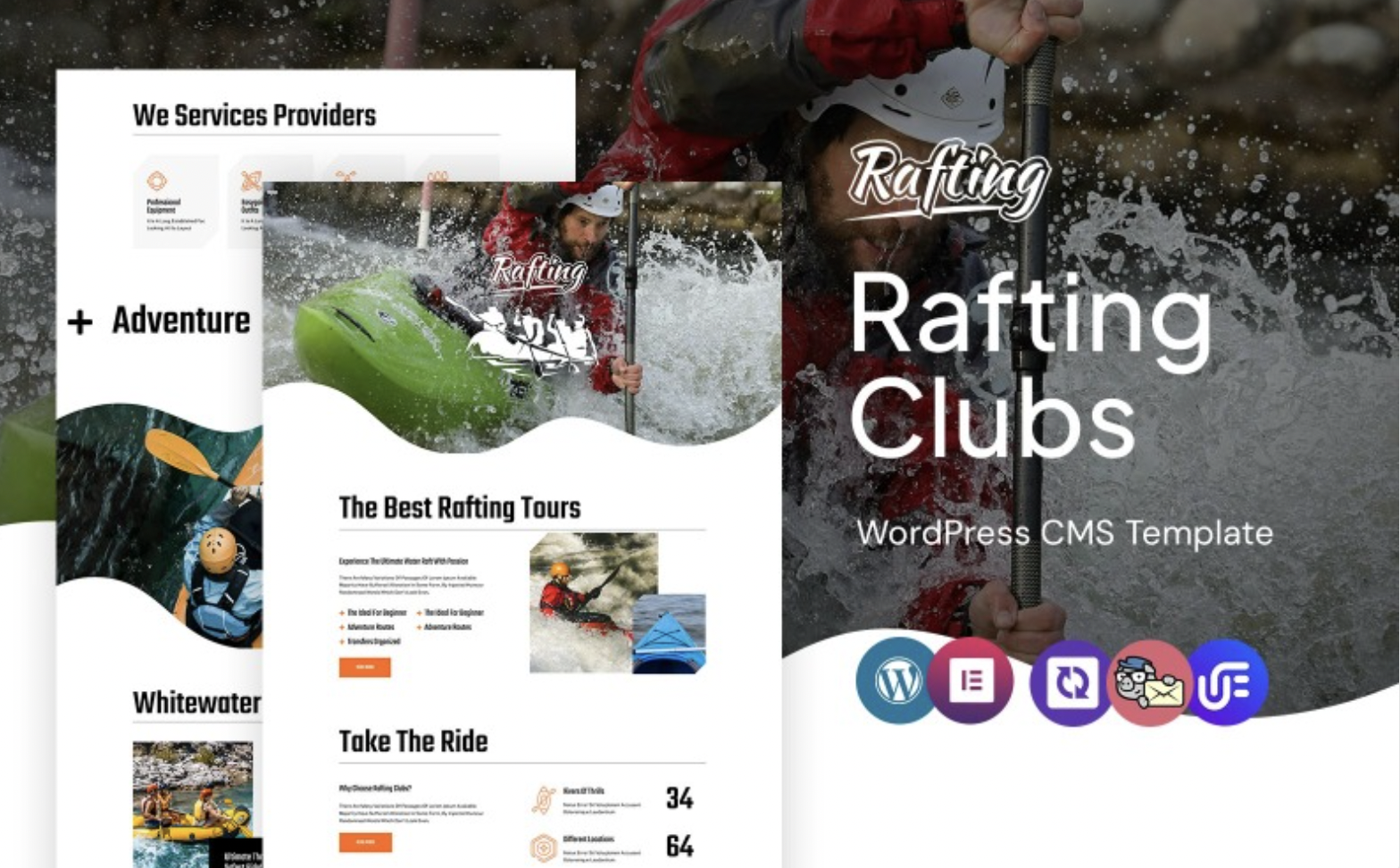 Rafting - Rafting Clubs WordPress Elementor Theme WordPress Theme