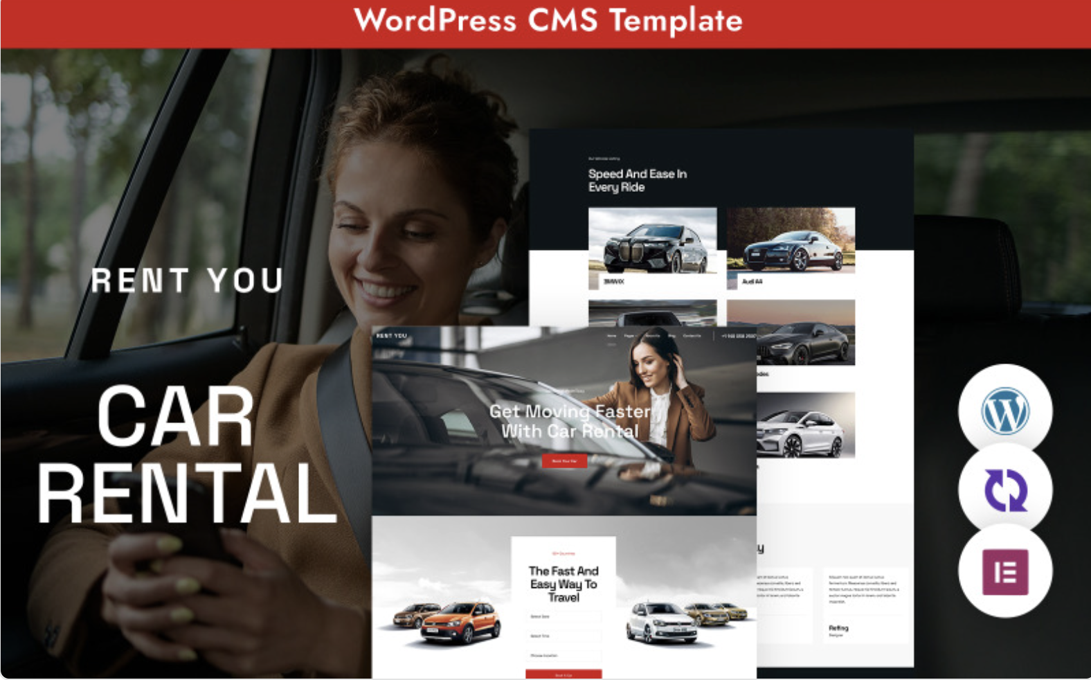 Rentyou - Car Rental Multipurpose Responsive WordPress Theme