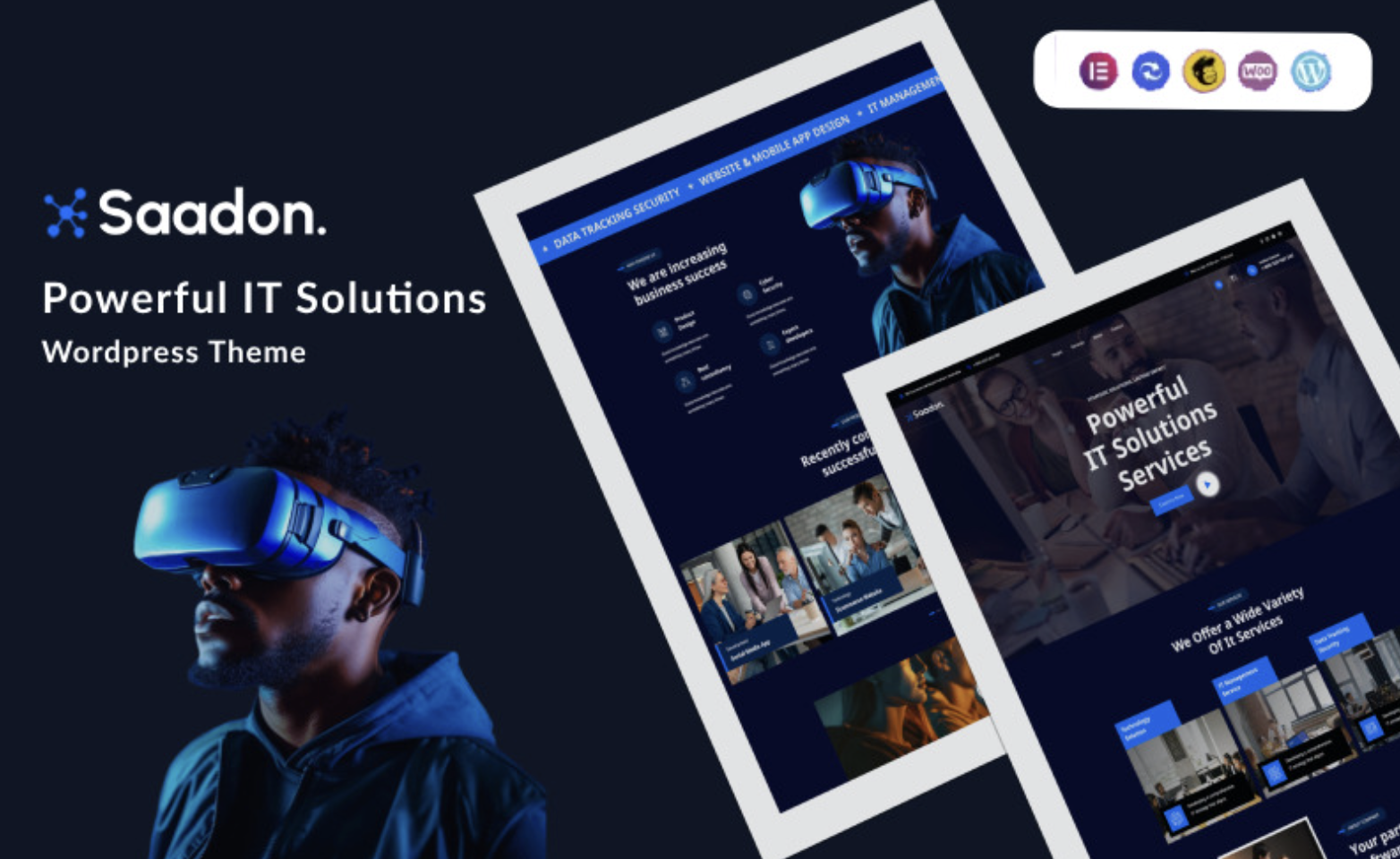 Saadon - Technology IT Services WordPress Theme