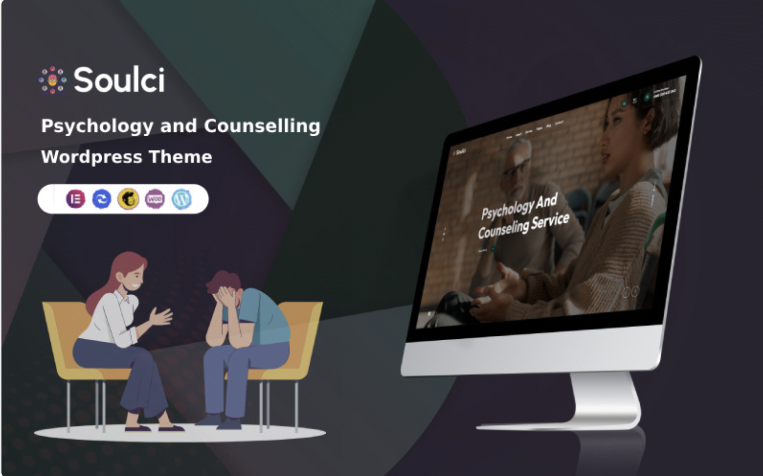 Soulci - Psychology and Counseling WordPress Theme