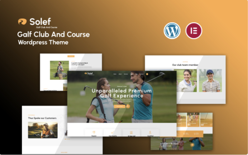 Solef - Golf Club Sports WordPress Theme