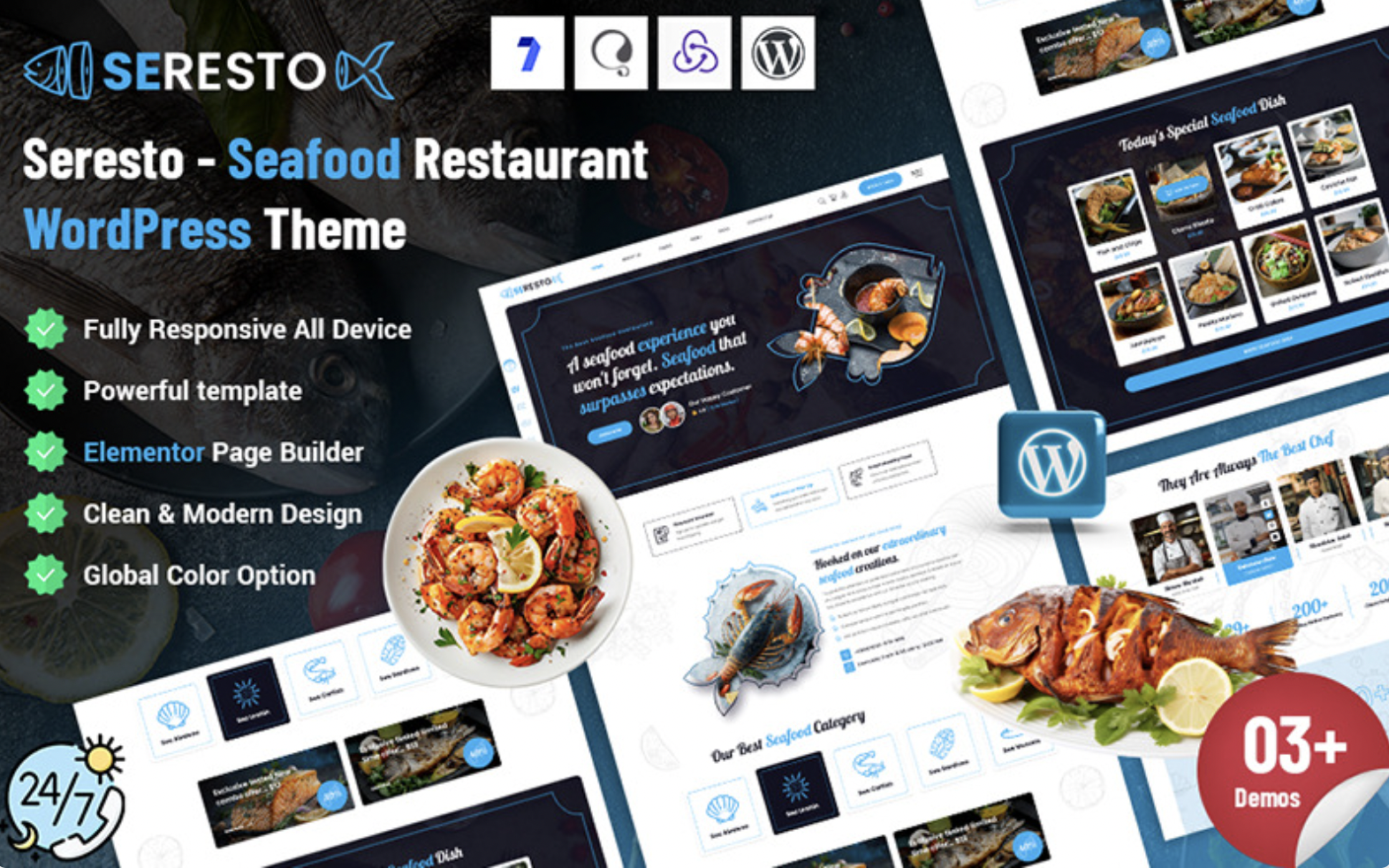 Seresto - Scuba Seafood WordPress Theme