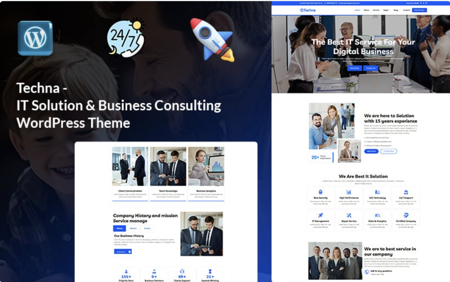 Techna - IT Solution & Business Consulting WordPress Theme