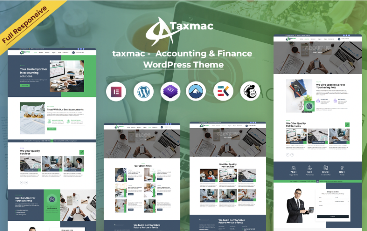 Taxmac - Accounting & Finance WordPress Theme