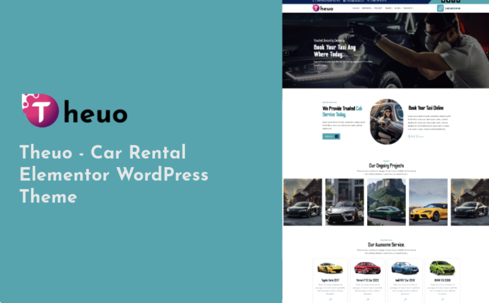 Theuo - Car Dealer, Rental & Listing WordPress theme WordPress Theme