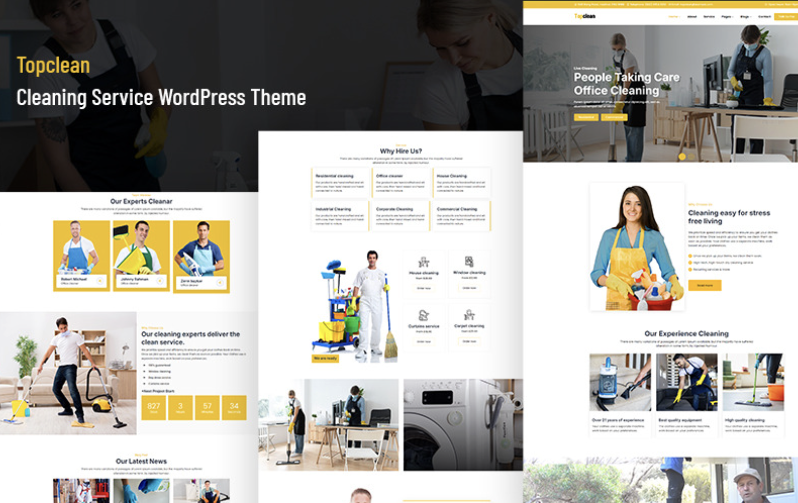 Topclean - Cleaning Service WordPress Theme