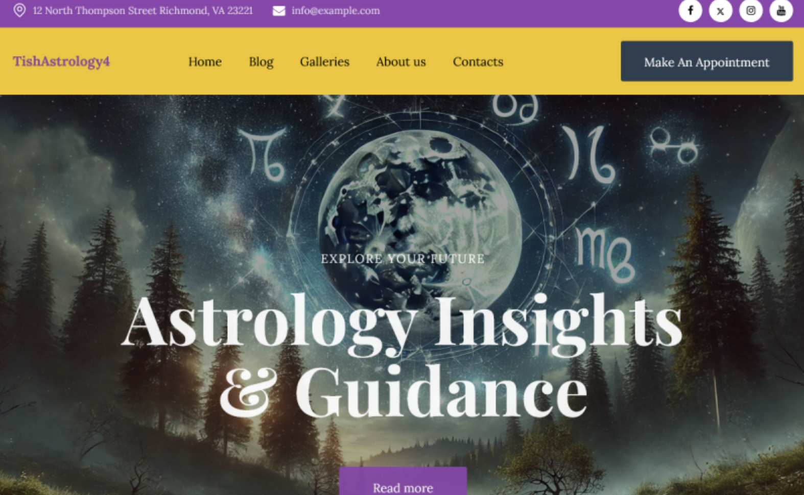 TishAstrology4 - Astrology WordPress Theme