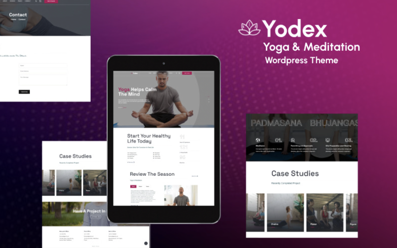 Yodex - Yoga & Meditation WordPress Theme