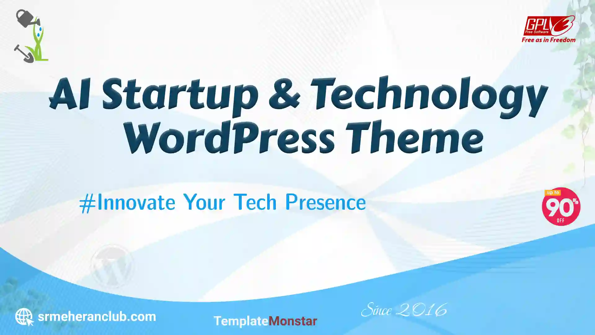 AI Startup & Technology WordPress Theme — Theme by Templatemonster