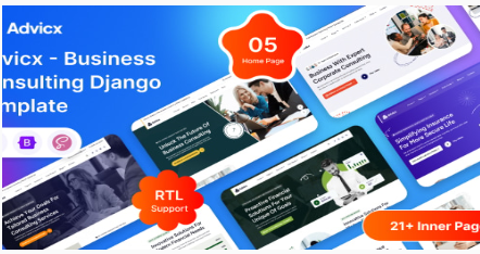 Advicx - Django Business Consulting Template