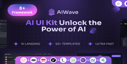 Aiwave - ASP .NET MVC 5 AI SaaS Website Dashboard