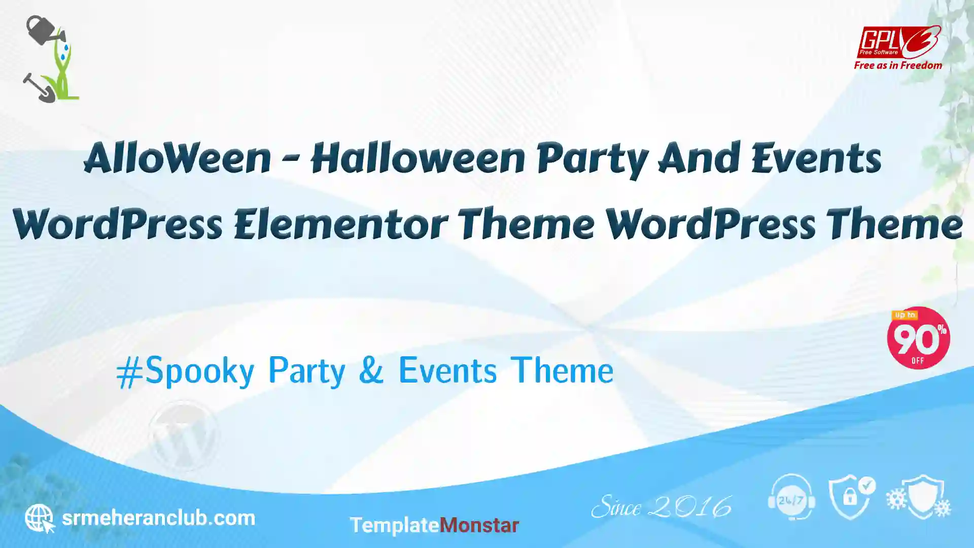 AlloWeen – Halloween Party And Events WordPress Elementor Theme WordPress Theme — Theme by Templatemonster