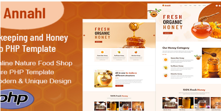 Annahl - Organic & Honey Shop Template